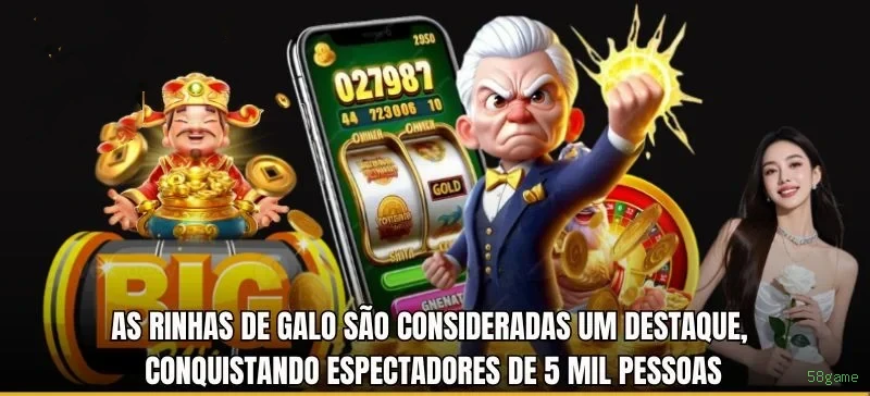 Imagem promocional do cassino online da 58game mostrando jogos ao vivo